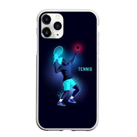 Чехол для iPhone 11 Pro матовый с принтом TENNIS NEON в Новосибирске, Силикон |  | Тематика изображения на принте: neon | sport | tennis | неон | неоновый | спорт | спортсмен | теннис