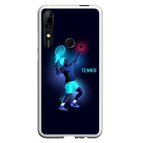 Чехол для Honor P Smart Z с принтом TENNIS NEON в Новосибирске, Силикон | Область печати: задняя сторона чехла, без боковых панелей | neon | sport | tennis | неон | неоновый | спорт | спортсмен | теннис