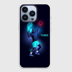 Чехол для iPhone 13 Pro с принтом TENNIS NEON в Новосибирске,  |  | Тематика изображения на принте: neon | sport | tennis | неон | неоновый | спорт | спортсмен | теннис