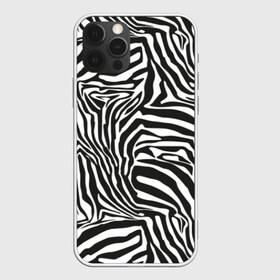 Чехол для iPhone 12 Pro Max с принтом Полосы зебры в Новосибирске, Силикон |  | Тематика изображения на принте: abstraction | african | animal | black and white | camouflage | disguise | skin | stripes | zebra | абстракция | африканская | животное | зебры | камуфляж | маскировка | полосы | черно белый