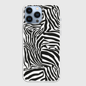 Чехол для iPhone 13 Pro Max с принтом Полосы зебры в Новосибирске,  |  | abstraction | african | animal | black and white | camouflage | disguise | skin | stripes | zebra | абстракция | африканская | животное | зебры | камуфляж | маскировка | полосы | черно белый