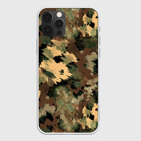 Чехол для iPhone 12 Pro Max с принтом Камуфляж в Новосибирске, Силикон |  | abstraction | army | autumn | brown | camouflage | disguise | fishing | green | khaki | nature | spots | абстракция | армия | зеленый | камуфляж | коричневый | маскировка | осень | охота | природа | пятна | рыбалка | хаки
