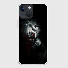 Чехол для iPhone 13 mini с принтом Kaneki Ken выглядывает из темноты в Новосибирске,  |  | ghoul | kaneki | ken | tokyo | гуль | канеки | кен | токийский
