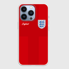 Чехол для iPhone 13 Pro с принтом Сборная Англии в Новосибирске,  |  | Тематика изображения на принте: england | англия | сборная | сборная англии | сборная англии по футболу | сборные | форма | футбол | футбольные сборные | чемпионат | чемпионат мира | чемпионат мира по футболу