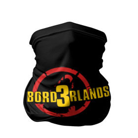 Бандана-труба 3D с принтом BORDERLANDS 3 в Новосибирске, 100% полиэстер, ткань с особыми свойствами — Activecool | плотность 150‒180 г/м2; хорошо тянется, но сохраняет форму | 2k | apocalypsis | borderlands | borderlands 3 | fanstastic | game | logo | pandora | play | апокалипсис | бордерлендс | игра | лого | пандора | фантастика