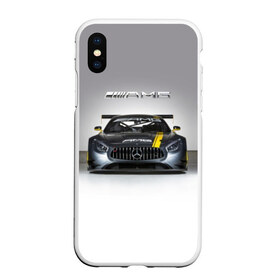 Чехол для iPhone XS Max матовый с принтом AMG Motorsport в Новосибирске, Силикон | Область печати: задняя сторона чехла, без боковых панелей | amg | car | mercedes benz | mersedes | motorsport | power | race | автомобиль | автоспорт | гонка | мерседес | мощь