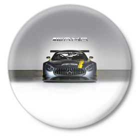 Значок с принтом AMG Motorsport в Новосибирске,  металл | круглая форма, металлическая застежка в виде булавки | amg | car | mercedes benz | mersedes | motorsport | power | race | автомобиль | автоспорт | гонка | мерседес | мощь