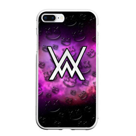 Чехол для iPhone 7Plus/8 Plus матовый с принтом Alan Walker & Marshmello в Новосибирске, Силикон | Область печати: задняя сторона чехла, без боковых панелей | alan walker | marshmello | алан валкер | алан волкер | алан уокер | диджей | клуб | клубная музыка | маршмеллоу | маршмэлло | маршмэллоу | музыка | музыкант | песни | электронная