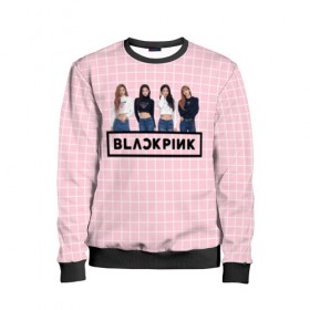 Детский свитшот 3D с принтом Black Pink 2019 в Новосибирске, 100% полиэстер | свободная посадка, прямой крой, мягкая тканевая резинка на рукавах и понизу свитшота | Тематика изображения на принте: 2019 | black | black pink | k pop | kill | kill this love | korea | logo | music | pink | pop | блек пинк | блэк пинк | газета | девушки | кпоп | лого | музыка | надпись | розовый