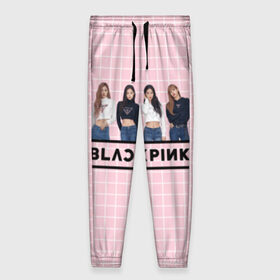 Женские брюки 3D с принтом Black Pink 2019 в Новосибирске, полиэстер 100% | прямой крой, два кармана без застежек по бокам, с мягкой трикотажной резинкой на поясе и по низу штанин. В поясе для дополнительного комфорта — широкие завязки | 2019 | black | black pink | k pop | kill | kill this love | korea | logo | music | pink | pop | блек пинк | блэк пинк | газета | девушки | кпоп | лого | музыка | надпись | розовый