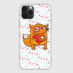 Чехол для iPhone 12 Pro Max с принтом Влюбленная лисичка в Новосибирске, Силикон |  | Тематика изображения на принте: fox | foxed | арт | лис | лиса | лисенок | лисичка | пушистик | рыжая | рыжмй хвост