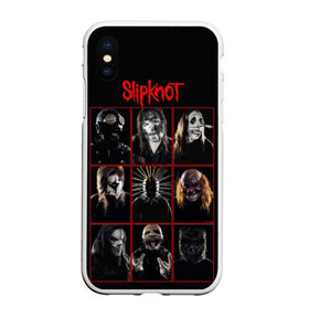 Чехол для iPhone XS Max матовый с принтом Slipknot-Alltogether в Новосибирске, Силикон | Область печати: задняя сторона чехла, без боковых панелей | band | group | metal | rock | slipknot | группа | метал | рок | слипнот