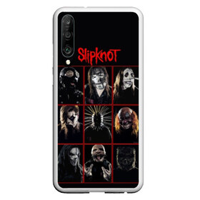 Чехол для Honor P30 с принтом Slipknot-Alltogether в Новосибирске, Силикон | Область печати: задняя сторона чехла, без боковых панелей | band | group | metal | rock | slipknot | группа | метал | рок | слипнот