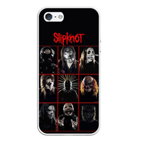 Чехол для iPhone 5/5S матовый с принтом Slipknot-Alltogether в Новосибирске, Силикон | Область печати: задняя сторона чехла, без боковых панелей | band | group | metal | rock | slipknot | группа | метал | рок | слипнот