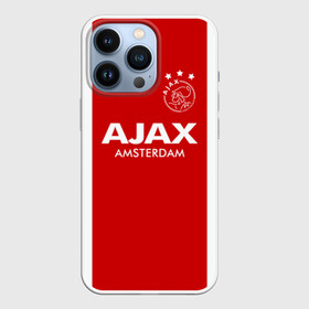 Чехол для iPhone 13 Pro с принтом Аякс в Новосибирске,  |  | afc ajax | ajax | amsterdamsche football club ajax | амстердамский аякс | аякс | аякс амстердам | фк аякс | форма | футбол | футбольный клуб