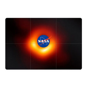 Магнитный плакат 3Х2 с принтом Черная дыра NASA в Новосибирске, Полимерный материал с магнитным слоем | 6 деталей размером 9*9 см | nasa | астрономия | горизонт событий | космос | наса | черная дыра