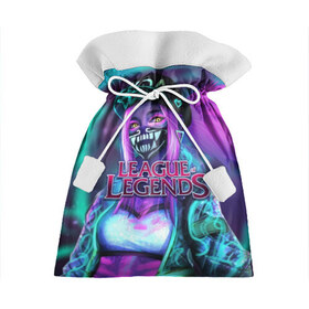 Подарочный 3D мешок с принтом League of Legends в Новосибирске, 100% полиэстер | Размер: 29*39 см | kda | lol | rise | rus | skins | варвик | варус | воин | легенд | лига | лол | маг | стрелок | танк | чемпион