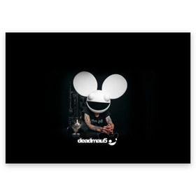 Поздравительная открытка с принтом Deadmau5 в Новосибирске, 100% бумага | плотность бумаги 280 г/м2, матовая, на обратной стороне линовка и место для марки
 | Тематика изображения на принте: dead | deadmau5 | dj | electro | house | joel | mouse | progressive | thomas | zimmerman | дедмаус | джоэль | диджей | мёртвая | мышь | прогрессив | томас | хаус | циммерман | электро