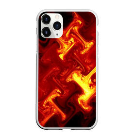 Чехол для iPhone 11 Pro матовый с принтом Огненная лава в Новосибирске, Силикон |  | fire | flame | in fire | smoke | в огне | дым | огненный | огонь | текстуры