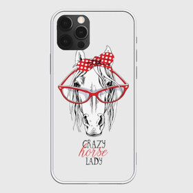 Чехол для iPhone 12 Pro Max с принтом Crazy horse lady в Новосибирске, Силикон |  | animal | blonde | bow | crazy | cute | head | horse | lady | look | polka | portrait | red | white | бант | белая | белый | блондинка | взгляд | голова | горошек | животное | красный | леди | лошадь | милый | очки | портрет | сумасшедшая