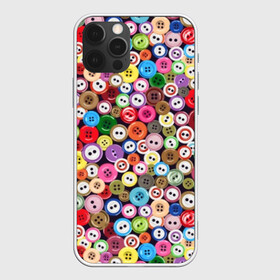 Чехол для iPhone 12 Pro Max с принтом Пуговицы в Новосибирске, Силикон |  | beautiful | buttons | different | holes | many | multi colored | round | scattering | дырки | красивые | круглые | много | пуговицы | разноцветные | разные | россыпь