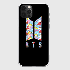 Чехол для iPhone 12 Pro Max с принтом BTS BT21 в Новосибирске, Силикон |  | bangtan boys | bt21 | bts | bts army | bts stickers | j hope | jimin | jin | jungkook | k pop | rap monster | rapmon | suga | v | бтс | корея | стикеры bts