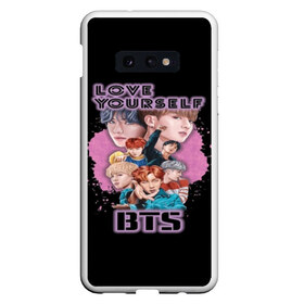 Чехол для Samsung S10E с принтом Bts Army Art в Новосибирске, Силикон | Область печати: задняя сторона чехла, без боковых панелей | Тематика изображения на принте: bangtan | boy | j hope | jimin | jin | jungkook | korea | luv | rm | suga | v | with | бтс | кей | поп