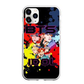 Чехол для iPhone 11 Pro Max матовый с принтом BTS Pop art в Новосибирске, Силикон |  | Тематика изображения на принте: bangtan | boy | j hope | jimin | jin | jungkook | korea | luv | rm | suga | v | with | бтс | кей | поп