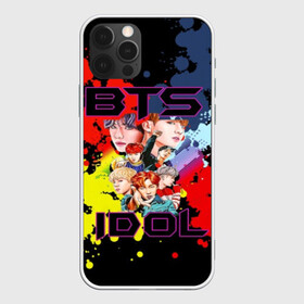 Чехол для iPhone 12 Pro с принтом BTS Pop art в Новосибирске, силикон | область печати: задняя сторона чехла, без боковых панелей | bangtan | boy | j hope | jimin | jin | jungkook | korea | luv | rm | suga | v | with | бтс | кей | поп