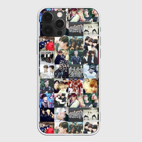 Чехол для iPhone 12 Pro Max с принтом BTS Collage в Новосибирске, Силикон |  | bangtan | boy | j hope | jimin | jin | jungkook | korea | luv | rm | suga | v | with | бтс | кей | поп