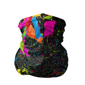 Бандана-труба 3D с принтом Взрыв Красок в Новосибирске, 100% полиэстер, ткань с особыми свойствами — Activecool | плотность 150‒180 г/м2; хорошо тянется, но сохраняет форму | 1 мая | 2019 | 2020 | neon | брызги | брызги красок | в подарок | веселая | весна | клубная | краска | краски | красочная | летняя | лето | неон | неоновые цвета | подарок | праздник | пятна краски | сочная | яркая