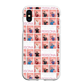 Чехол для iPhone XS Max матовый с принтом BTS Pop art в Новосибирске, Силикон | Область печати: задняя сторона чехла, без боковых панелей | Тематика изображения на принте: bangtan | boy | j hope | jimin | jin | jungkook | korea | luv | rm | suga | v | with | бтс | кей | поп