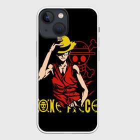 Чехол для iPhone 13 mini с принтом One Piece мое почтение в Новосибирске,  |  | monkey d. luffy | one piece | tony tony chopper | аниме | большой куш | ван пис | ванпис | манга | манки д. луффи | пираты | пираты соломенной шляпы | тони тони чоппер