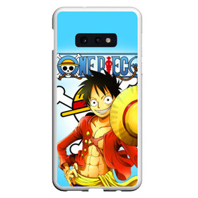 Чехол для Samsung S10E с принтом One Piece в Новосибирске, Силикон | Область печати: задняя сторона чехла, без боковых панелей | Тематика изображения на принте: monkey d. luffy | one piece | tony tony chopper | аниме | большой куш | ван пис | ванпис | манга | манки д. луффи | пираты | пираты соломенной шляпы | тони тони чоппер