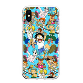 Чехол для iPhone XS Max матовый с принтом One Piece в Новосибирске, Силикон | Область печати: задняя сторона чехла, без боковых панелей | Тематика изображения на принте: monkey d. luffy | one piece | tony tony chopper | аниме | большой куш | ван пис | ванпис | манга | манки д. луффи | пираты | пираты соломенной шляпы | тони тони чоппер