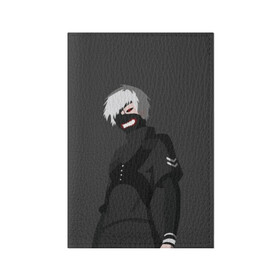 Обложка для паспорта матовая кожа с принтом Kaneki Ken в Новосибирске, натуральная матовая кожа | размер 19,3 х 13,7 см; прозрачные пластиковые крепления | anteiku | ghoul | kaneki | ken | tokyo | антейку | гуль | канеки | кен | токийский