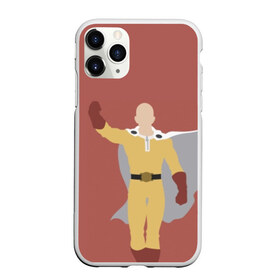 Чехол для iPhone 11 Pro матовый с принтом Saitama в Новосибирске, Силикон |  | hero | man | one | one punch | punch | punch man | saitama | super | superhero | ванпанчмен | герой | сайтама | супер | супергерой