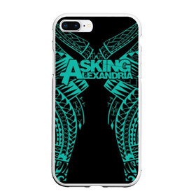 Чехол для iPhone 7Plus/8 Plus матовый с принтом Asking Alexandria в Новосибирске, Силикон | Область печати: задняя сторона чехла, без боковых панелей | aa | ben bruce | death | destiny | from | metal | rock | sumerian | to | йорк | метал | рок | хард | хеви | электроникор