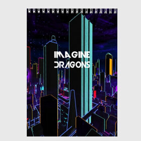 Скетчбук с принтом IMAGINE DRAGONS в Новосибирске, 100% бумага
 | 48 листов, плотность листов — 100 г/м2, плотность картонной обложки — 250 г/м2. Листы скреплены сверху удобной пружинной спиралью | destiny | from | imagine dragons | metal death | rock | альтернатива | метал | рок | хард | хеви | электроникор