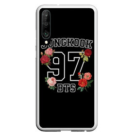 Чехол для Honor P30 с принтом JUNGKOOK 97 BTS в Новосибирске, Силикон | Область печати: задняя сторона чехла, без боковых панелей | Тематика изображения на принте: bangtan | bighit | boy | fake love | j hope | jimin | jin | jungkook | korea | kpop | live | luv | mic drop | rm | suga | v | with | бтс | кей | поп