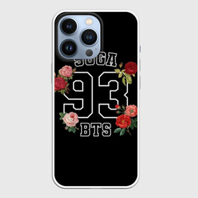 Чехол для iPhone 13 Pro с принтом SUGA 93 BTS в Новосибирске,  |  | bangtan | bighit | boy | fake love | j hope | jimin | jin | jungkook | korea | kpop | live | luv | mic drop | rm | suga | v | with | бтс | кей | поп