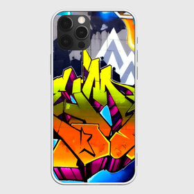 Чехол для iPhone 12 Pro Max с принтом НЕОНОВОЕ ГРАФФИТИ в Новосибирске, Силикон |  | grafiti | paint | street art | urban | город | граффити | искусство | кирпичи | краски | рисунки | стена | улицы | уличное искусство