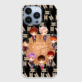 Чехол для iPhone 13 Pro с принтом BTS в Новосибирске,  |  | bangtanboys | bt 21 | bts | bts army | bts stickers | j hope | jimin | jin | jungkook | k pop | rap monster | rapmon | suga | актер | бойбенд | бтс | корея | певец | стикеры bts