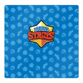 Магнитный плакат 3Х3 с принтом Brawl Stars в Новосибирске, Полимерный материал с магнитным слоем | 9 деталей размером 9*9 см | brawl stars | jessie | leon | spike | бравл старс | джесси | леон | спайк