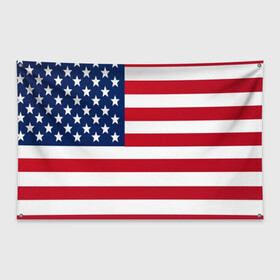 Флаг-баннер с принтом USA в Новосибирске, 100% полиэстер | размер 67 х 109 см, плотность ткани — 95 г/м2; по краям флага есть четыре люверса для крепления | Тематика изображения на принте: usa | абстракция | америка | американский | герб | звезды | краска | символика сша | страны | сша | флаг | штаты