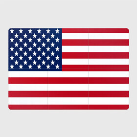 Магнитный плакат 3Х2 с принтом USA в Новосибирске, Полимерный материал с магнитным слоем | 6 деталей размером 9*9 см | Тематика изображения на принте: usa | абстракция | америка | американский | герб | звезды | краска | символика сша | страны | сша | флаг | штаты