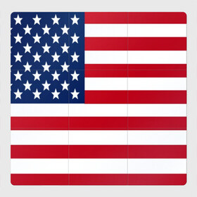 Магнитный плакат 3Х3 с принтом USA в Новосибирске, Полимерный материал с магнитным слоем | 9 деталей размером 9*9 см | Тематика изображения на принте: usa | абстракция | америка | американский | герб | звезды | краска | символика сша | страны | сша | флаг | штаты