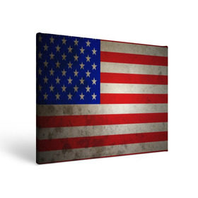 Холст прямоугольный с принтом Американский флаг в Новосибирске, 100% ПВХ |  | Тематика изображения на принте: usa | абстракция | америка | американский | герб | звезды | краска | символика сша | страны | сша | флаг | штаты