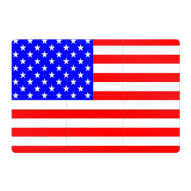 Магнитный плакат 3Х2 с принтом АМЕРИКАНСКИЙ ФЛАГ в Новосибирске, Полимерный материал с магнитным слоем | 6 деталей размером 9*9 см | Тематика изображения на принте: usa | абстракция | америка | американский | герб | звезды | краска | символика сша | страны | сша | флаг | штаты