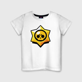 Детская футболка хлопок с принтом Brawl Stars в Новосибирске, 100% хлопок | круглый вырез горловины, полуприлегающий силуэт, длина до линии бедер | Тематика изображения на принте: brawl stars | jessie | leon | spike | бравл старс | джесси | леон | спайк